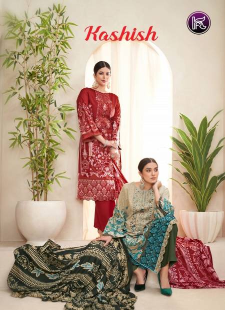 Kashish By Kala Embroidery Printed Lawn Cotton Dress Material Orders In India Catalog